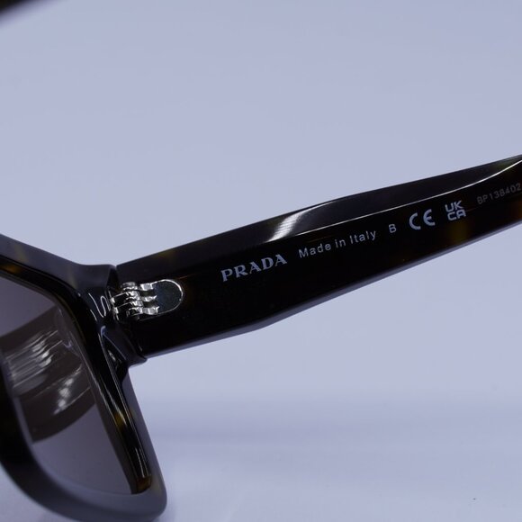 Prada PR19WS 2AU8C1 Sunglasses Havana Rectangle Frame, Brown Lenses - Picture 8 of 11